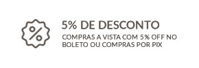 5% de desconto no boleto
