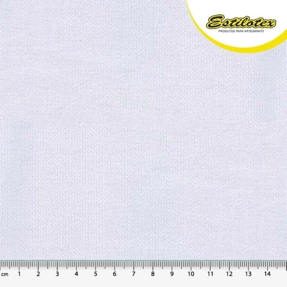 TECIDO PANO DE PRATO PINTURA 0,70L | ESTILOTEX - SACARIA| 100% ALG - BRANCO 4201-PP