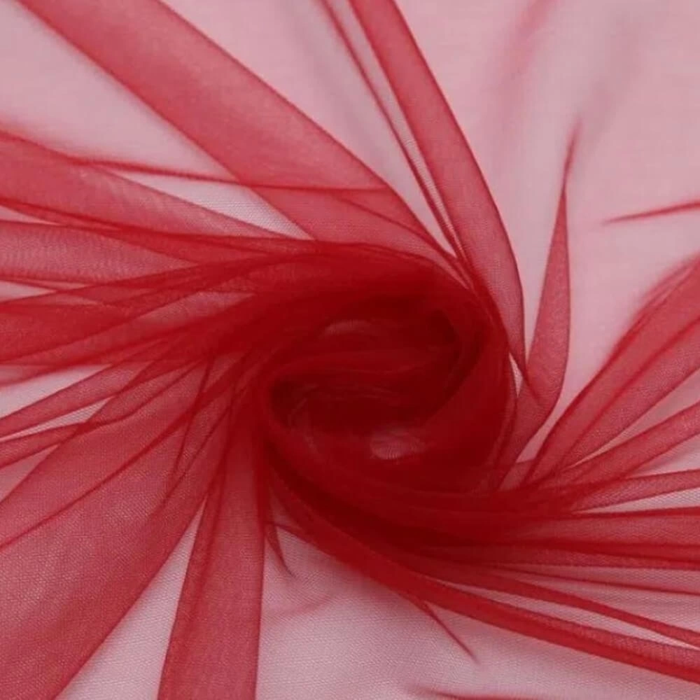 TULE ILUSION-100%POL - VERMELHO (03662)