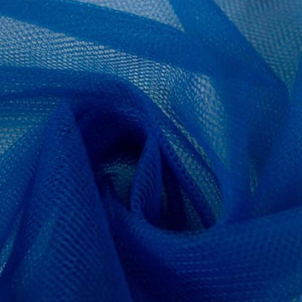 TULE DE ARMAÇÃO - 100%POL/120L - AZUL ROYAL (6419b)