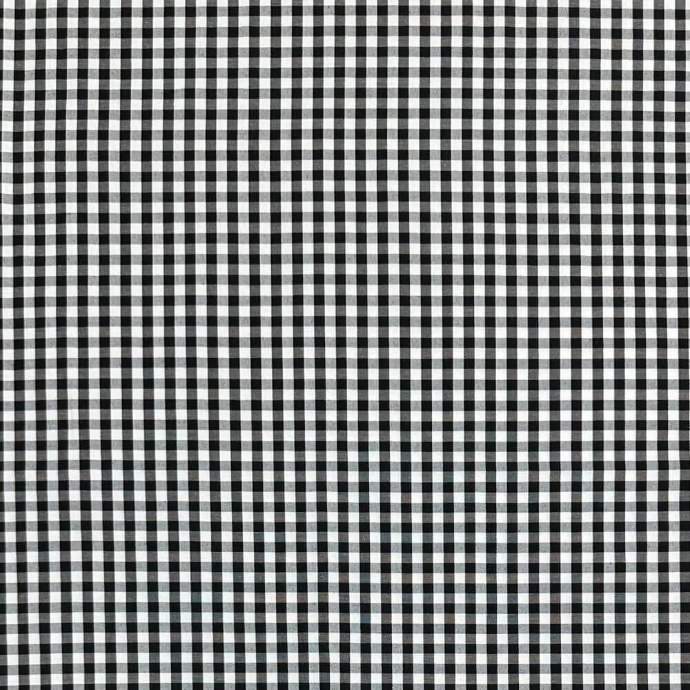 TECIDO TRICOLINE XADREZ FIO TINTO 3x3mm-100cmX150cmL-100%ALG