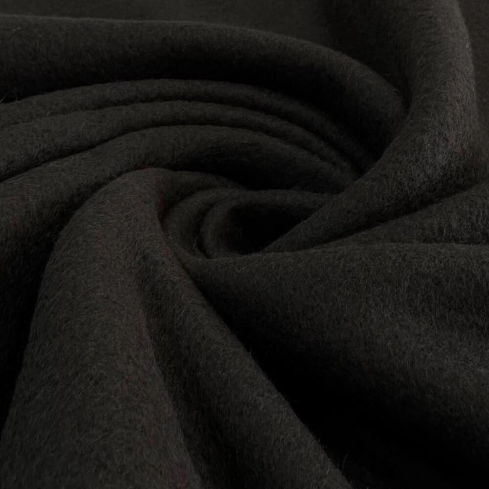 TECIDO SOFT LISO - 100cmX150cmL - 100% POL - PRETO
