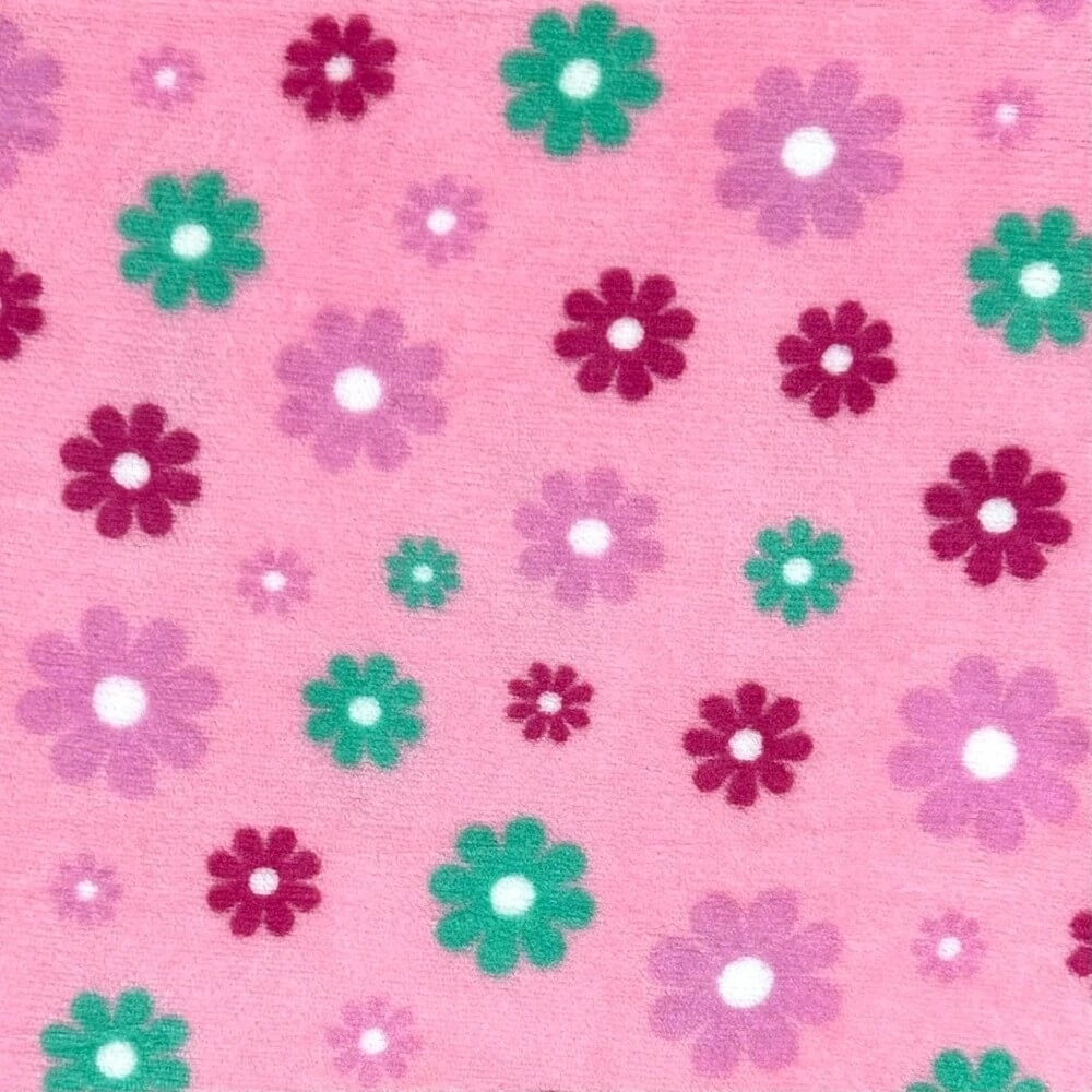 PELÚCIA FLEECE ESTAMPADA |LÃ - FLORAL|100cmX160cmL- 100% POL
