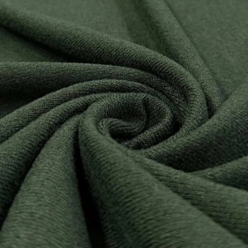 MALHA LÃZINHA -100cmX160cmL -96%POL/04%ELAST-VERDE MILITAR