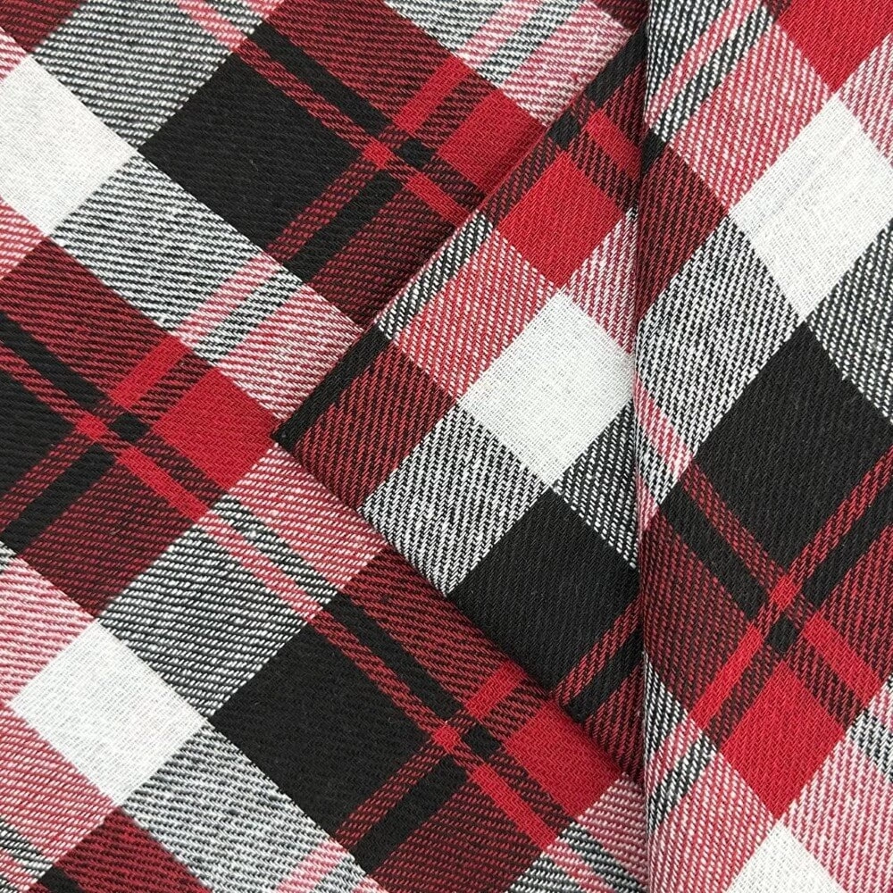 TECIDO FLANELA XADREZ |cachá - tartan| 100cmX150cmL-100% ALG
